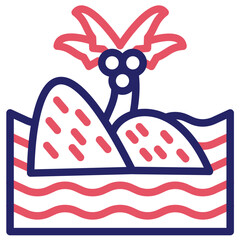 Sticker - Island Landscape Icon