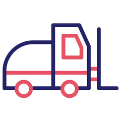 Poster - Forklift Icon