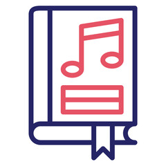 Wall Mural - Music Book Icon