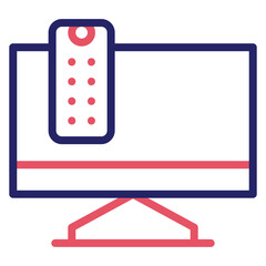 Poster - TV Monitor Icon