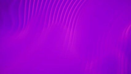 Poster - Wavy flowing surface. Bright purple composition. Minimalist style. Modern concept background. 3d rendering digital animation. HD resolution