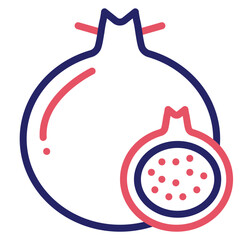 Sticker - Pomegranate Icon