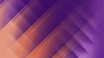 Fototapete - Geometric moving seamless loop animation with different shapes and colors of purple shade. Interesting and dynamic drawing. Abstract art style. 3d rendering. 4K, Ultra HD resolution
