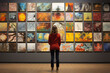 © MyPixelArtStudios - Insightful Art Curator Organizing Gallery Exhibitions