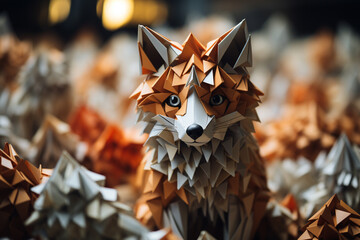 Poster - A digital menagerie of cubic animals transforms the learning experience into a visually stimulating and intellectually enriching adventure.