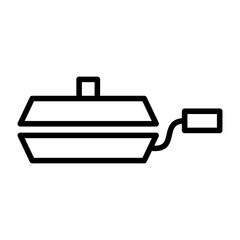 Sticker - Frying pan Icon