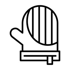 Sticker - Oven mitts Icon