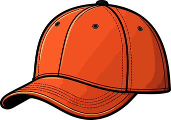 Wall Mural - Baseball hat clipart design illustration