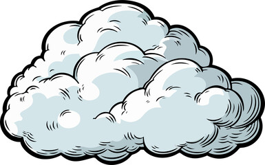 Cloud clipart design illustration