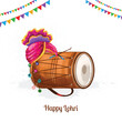 Happy Lohri holiday background for punjabi festival design