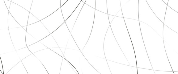 Poster - Vector abstract geometric Transparent background chaotic lines in perspective, luxury and elegant texture elements, elegant modern grey line background, abstract grey lines on white.