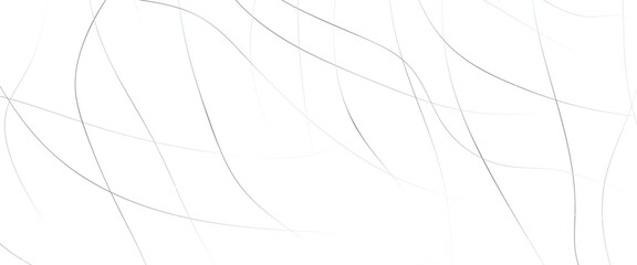 Poster - Vector abstract white Transparent background with random black lines, luxury and elegant texture elements modern gold line background, abstract black lines on white.