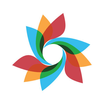 abstract colorfull logo design