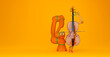 © Westend61 - 3D render of robotic arm playing violin