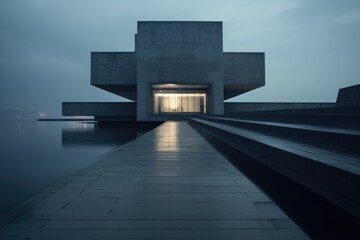 Poster - Minimalistic Brutalist Architecture