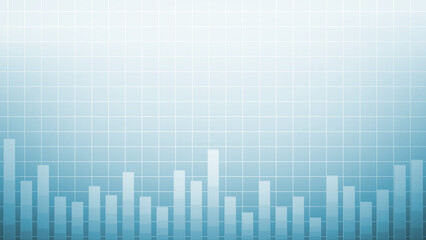 Abstract graph chart of stock market trade background.