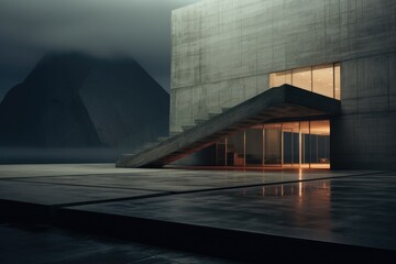 Poster - Minimalistic Brutalist Architecture