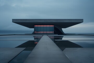 Poster - Minimalistic Brutalist Architecture