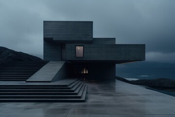 Poster - Minimalistic Brutalist Architecture