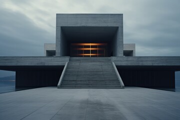 Poster - Minimalistic Brutalist Architecture