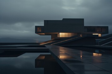 Poster - Minimalistic Brutalist Architecture