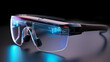Augmented reality glasses,created with Generative AI tecnology.