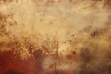 Wall Mural - Autumn colors background with orange red and brown sponge grunge texture and yellow spot light center for copy space for ad or text