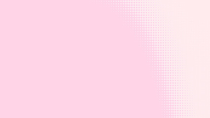 Poster - Dot pink white pattern gradient texture background. Abstract pop art halftone and retro style.
