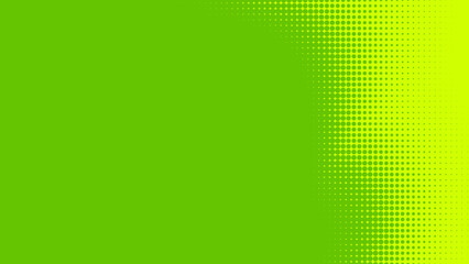 Poster - Dots halftone green color pattern gradient texture with technology digital background. Dots pop art comics with nature graphic design.