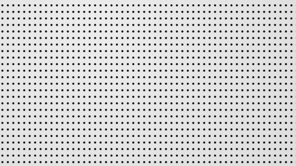 Poster - Dot white black led pattern texture background. Abstract  technology big data digital concept. 3d rendering.