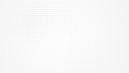 Aufkleber - Dot white gray pattern gradient light texture background. Abstract  technology big data digital background. 3d rendering.