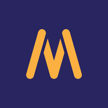 m letter logo design