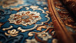 Intimate View of Luxury: Nahaufnahme Capturing the Rich Texture of a High-End Carpet
