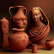 Sculptural Poetry: Terracotta Art Forming Elegant Artistic Verses