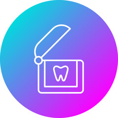 Poster - Dental Floss Icon