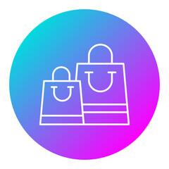 Poster - Shopping Bags Icon