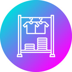 Wall Mural - Clothes Rack Icon