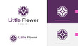 © Galative - Logo design icon abstract geometric beautiful flower pattern in flat modern style