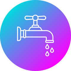 Sticker - Faucet Icon