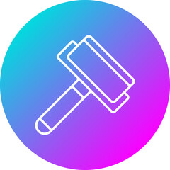 Poster - Paint Roller Icon