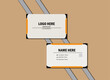  illustrator  template business card design , double sided modern business card 