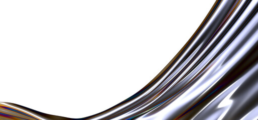 Abstract fluid gradient shape flowing