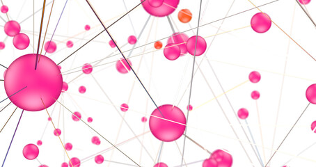 Global network background. Connecting triangles. Globe of the earth. abstract planet in space. 3d rendering