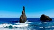 Küstenlandschaft auf Madeira, Felsen und Meer
