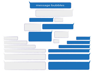 message bubbles 