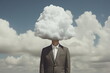 © dobok - man with cloud instead of head