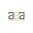 AEA Logo luxury. Vector Graphic Branding Letter Element