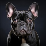 Fototapeta Psy - Ultra-Realistic French Bulldog Portrait with Nikon D850