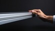 Professional Hand Holding Lightweight Aluminum Profiles for Construction Industry