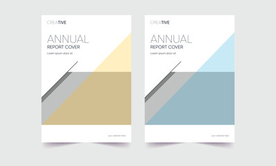 customizable report cover page template, annual report, magazine cover, portfolio, brochure cover